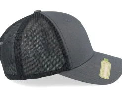 Charcoal/Black Classic Recycled Mesh Trucker - Yupoong
