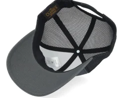 Charcoal/Black Classic Recycled Mesh Trucker - Yupoong