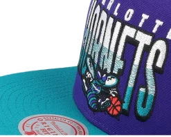 Charlotte Hornets Billboard 2 Hwc Purple/Teal Snapback - Mitchell & Ness