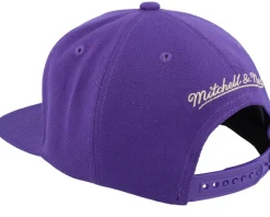 Charlotte Hornets With Love Hwc Purple Snapback - Mitchell & Ness