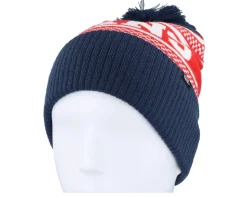 Check Beanie Dress Blues Pom - Vans