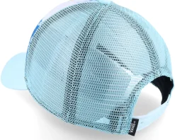 Checkers Curved Bill Blue Glow Trucker - Vans