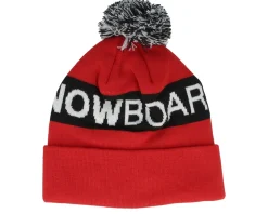 Chester Beanie Racing Red Pom - DC