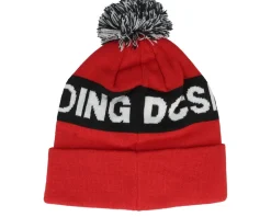 Chester Beanie Racing Red Pom - DC