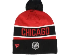 Chicago Blackhawks Authentic Pro Game&Train Athl Red/Black Pom - Fanatics