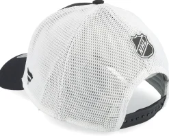 Chicago Blackhawks Authentic Pro Rink Black/White Trucker - Fanatics