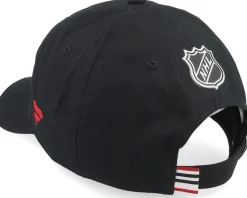 Chicago Blackhawks Authentic Pro Rink Prime Black Dad Cap - Fanatics