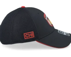 Chicago Blackhawks Authentic Pro Draft Black/A. Red Trucker - Fanatics
