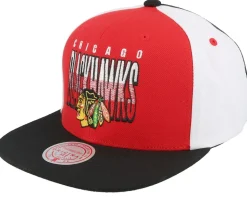 Chicago Blackhawks Billboard 2 Red/Black Snapback - Mitchell & Ness