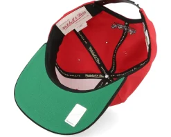 Chicago Blackhawks Crooked Path Red/Black Snapback - Mitchell & Ness