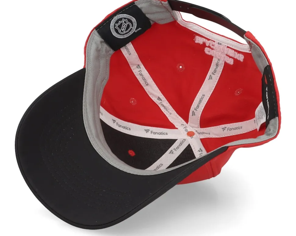 Chicago Blackhawks Defender Athl Red/Black Adjustable - Fanatics