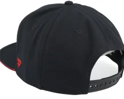 Chicago Blackhawks Gino Flat Brim Black/Red Snapback - Fanatics