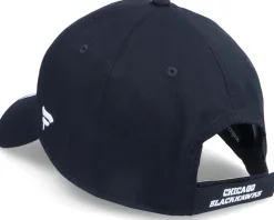 Chicago Blackhawks Primary Logo Core Velcro Strap Black Adjustable - Fanatics