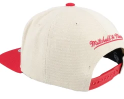 Chicago Blackhawks Speed Zone Off White/Red Snapback - Mitchell & Ness