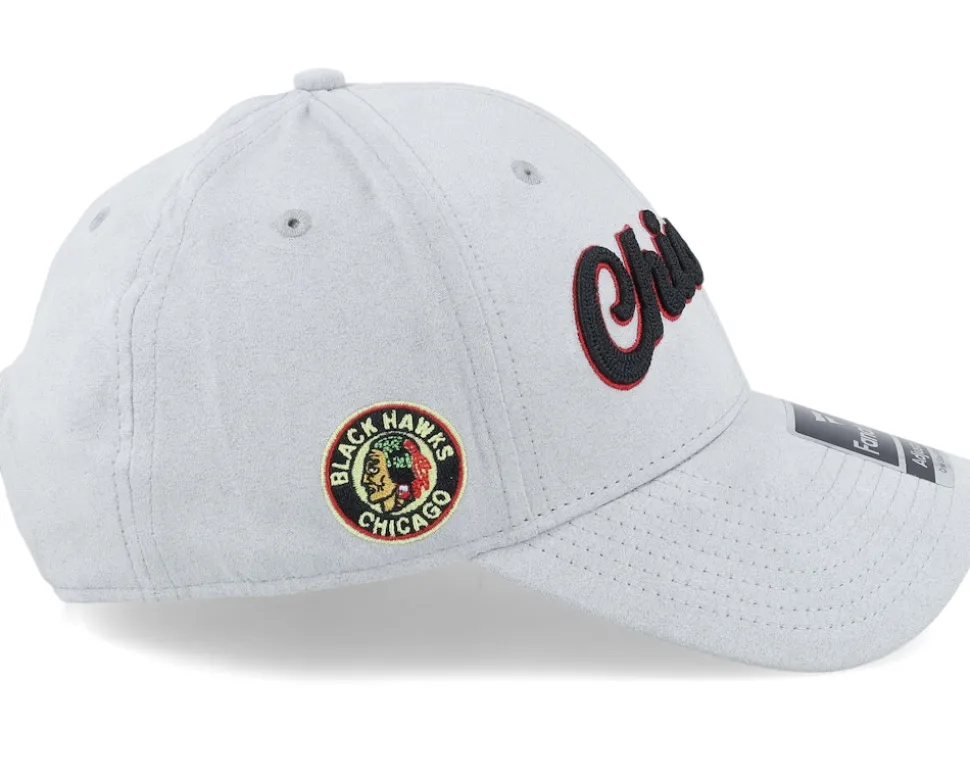 Chicago Blackhawks Stone Gray Adjustable - Fanatics