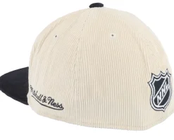 Chicago Blackhawks Team Cord Off White/Black Snapback - Mitchell & Ness