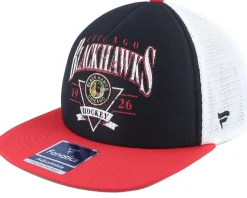 Chicago Blackhawks True Classic Foam Black/Athletic Red/White Trucker - Fanatics
