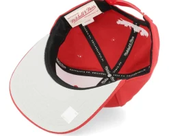 Chicago Bulls Embroidery Glitch Red Snapback - Mitchell & Ness