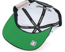 Chicago Bulls Hot Fire White Snapback - Mitchell & Ness