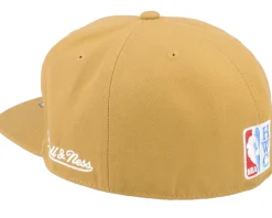 Chicago Bulls Sand And Sky Tan Fitted - Mitchell & Ness