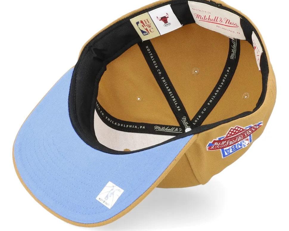 Chicago Bulls Sand And Sky Tan Fitted - Mitchell & Ness