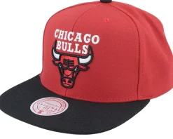 Chicago Bulls Side Core 2.0 Red/Black Snapback - Mitchell & Ness