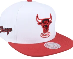 Chicago Bulls Side Core 2.0 Red/Black Snapback - Mitchell & Ness