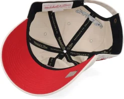 Chicago Bulls Swagger Hwc Cream Dad Cap - Mitchell & Ness