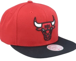 Chicago Bulls Team 2 Tone 2.0 Red/Black Snapback - Mitchell & Ness
