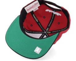 Chicago Bulls Transcript Red/Black Snapback - Mitchell & Ness