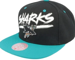 Chicago Bulls Transcript Red/Black Snapback - Mitchell & Ness