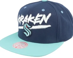 Chicago Bulls Transcript Red/Black Snapback - Mitchell & Ness