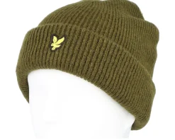 Chunky Beanie Olive Cuff - Lyle & Scott