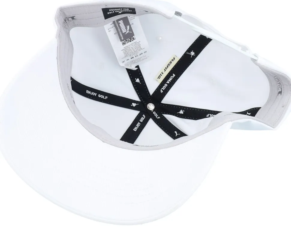 Circle Cat Tech Cap White Glow 110 Adjustable - Puma