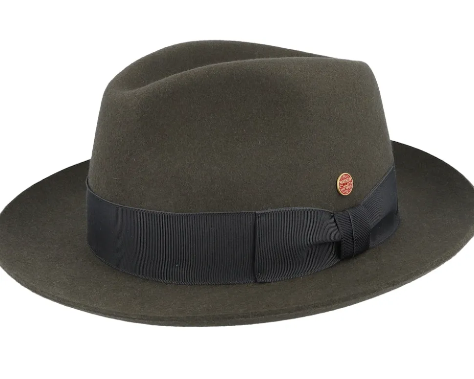 City Wool Stone Fedora - Mayser