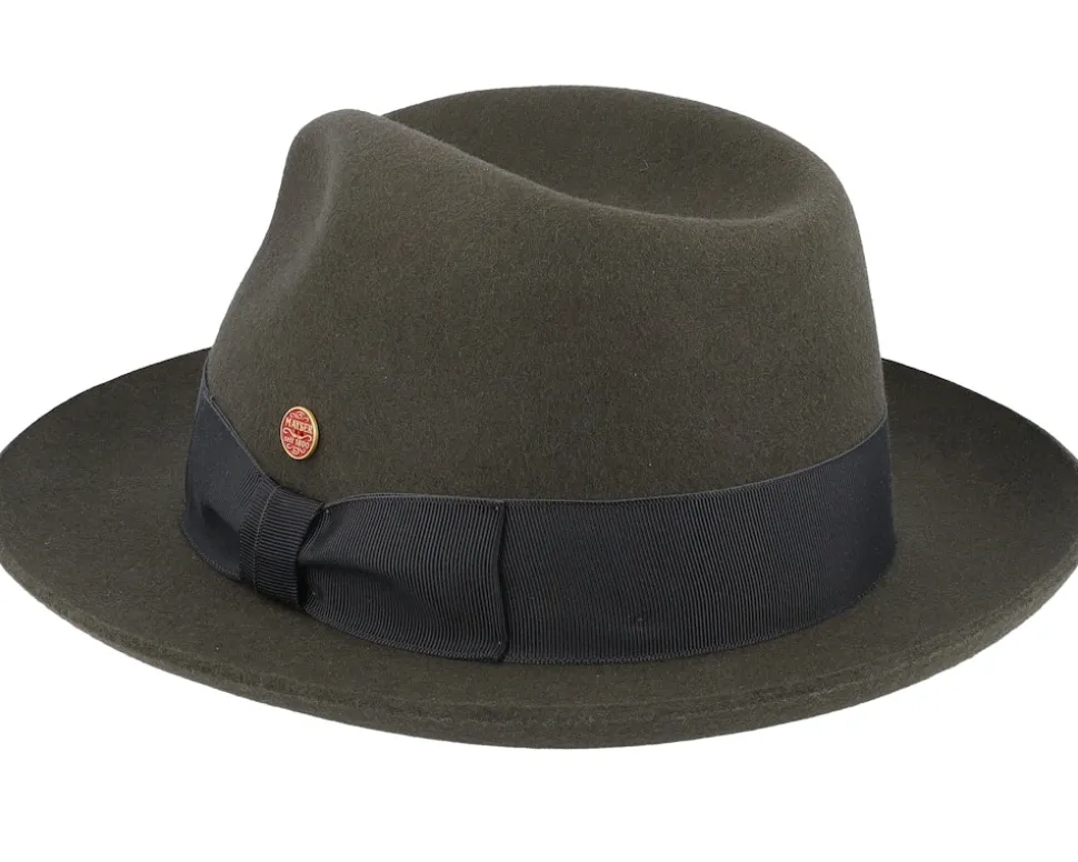 City Wool Stone Fedora - Mayser