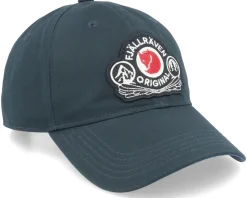 Classic Badge Cap Dark Navy Dad Cap - Fjällräven