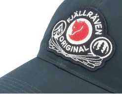 Classic Badge Cap Dark Navy Dad Cap - Fjällräven
