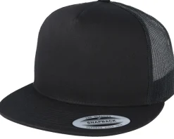 Classic Black A-Frame Trucker - Yupoong