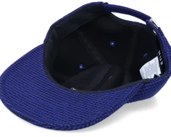 Classic H Houndstooth 6 Panel Navy Strapback - HUF