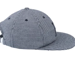 Classic H Houndstooth 6 Panel Black Strapback - HUF