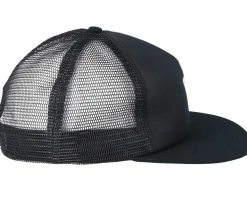 Classic Hand Mesh Black Trucker - Santa Cruz