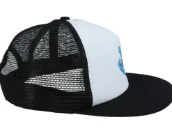 Classic Hand Mesh White/Black Trucker - Santa Cruz