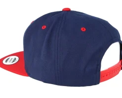 Classic Navy/Red Snapback - Yupoong