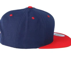 Classic Navy/Red Snapback - Yupoong