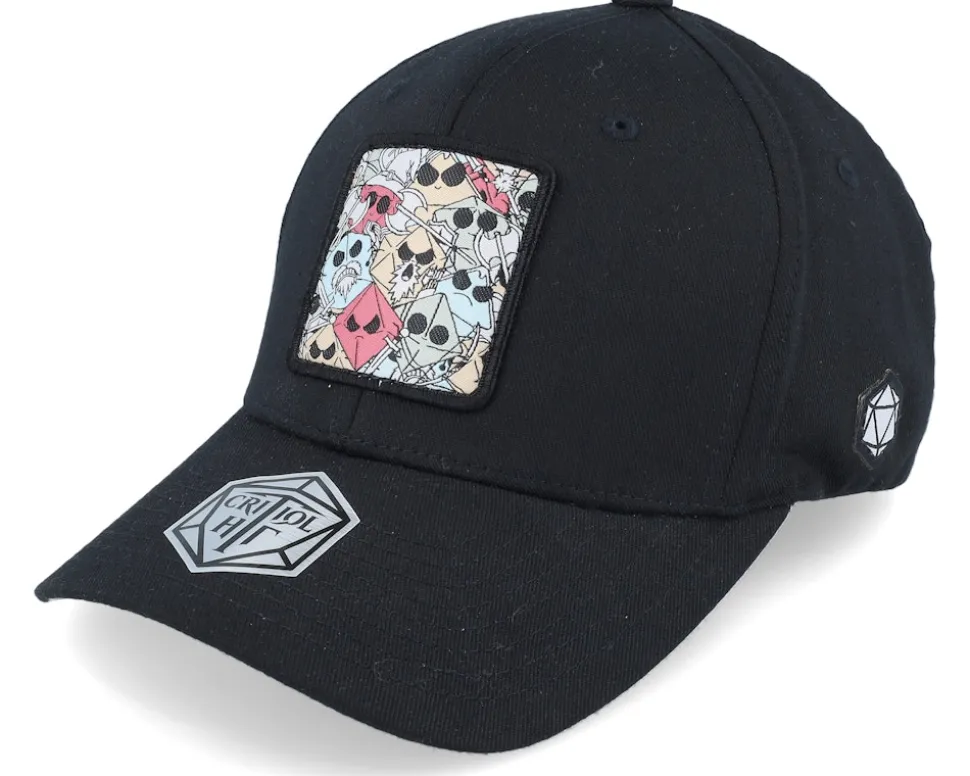 Cleric Box Patch Black Flexfit - Critiql Hit