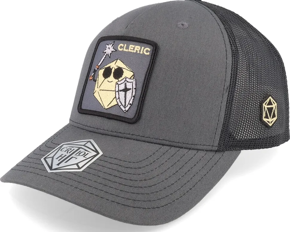 Cleric Class 112fp Charcoal/Black Trucker - Critiql Hit