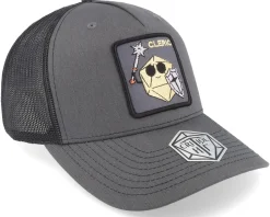 Cleric Class 112fp Charcoal/Black Trucker - Critiql Hit