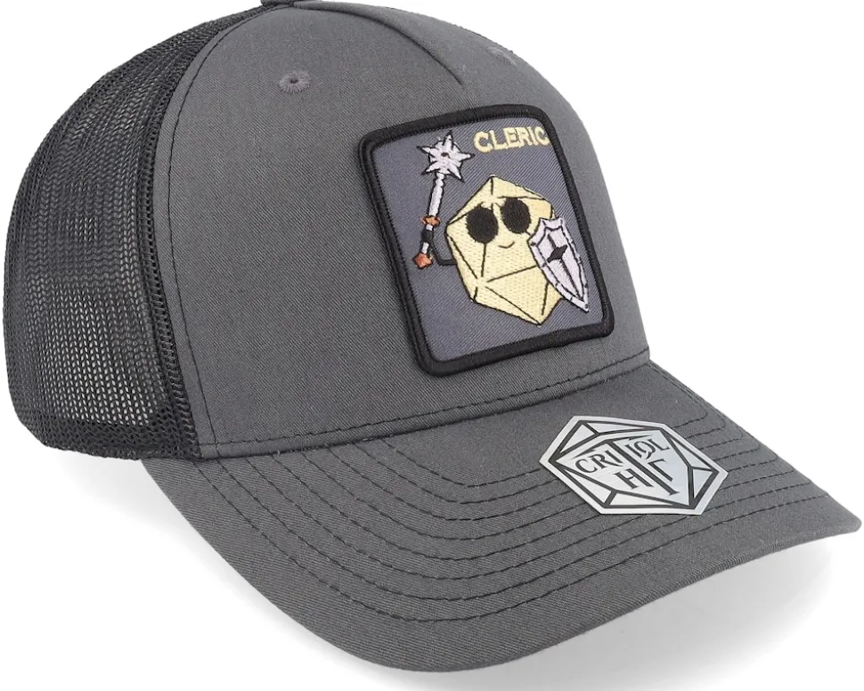 Cleric Class 112fp Charcoal/Black Trucker - Critiql Hit