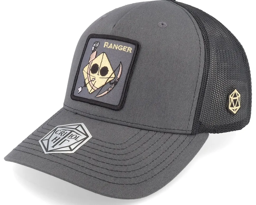 Cleric Class 112fp Charcoal/Black Trucker - Critiql Hit
